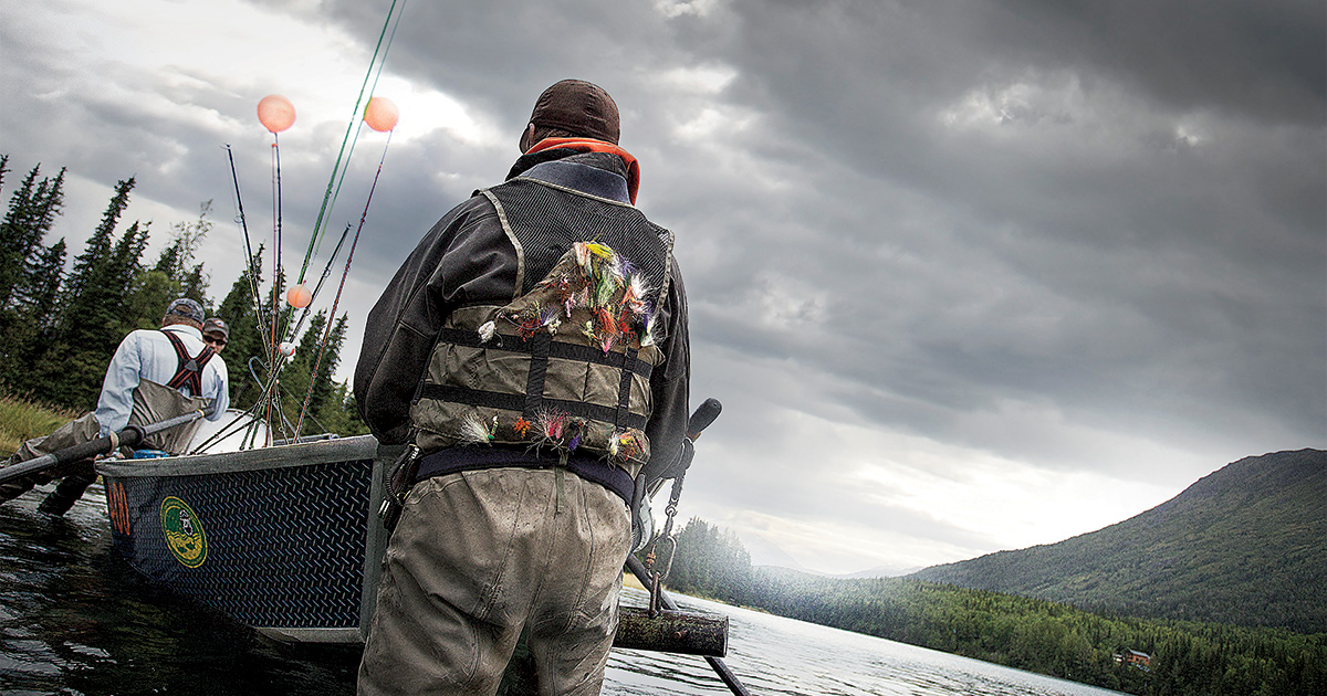Anglers heading out to fish. Photo by Tom Martineau/WildFrontImages.com